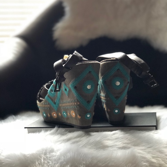 Sam Edelman boho festival Wedges - Picture 4 of 8